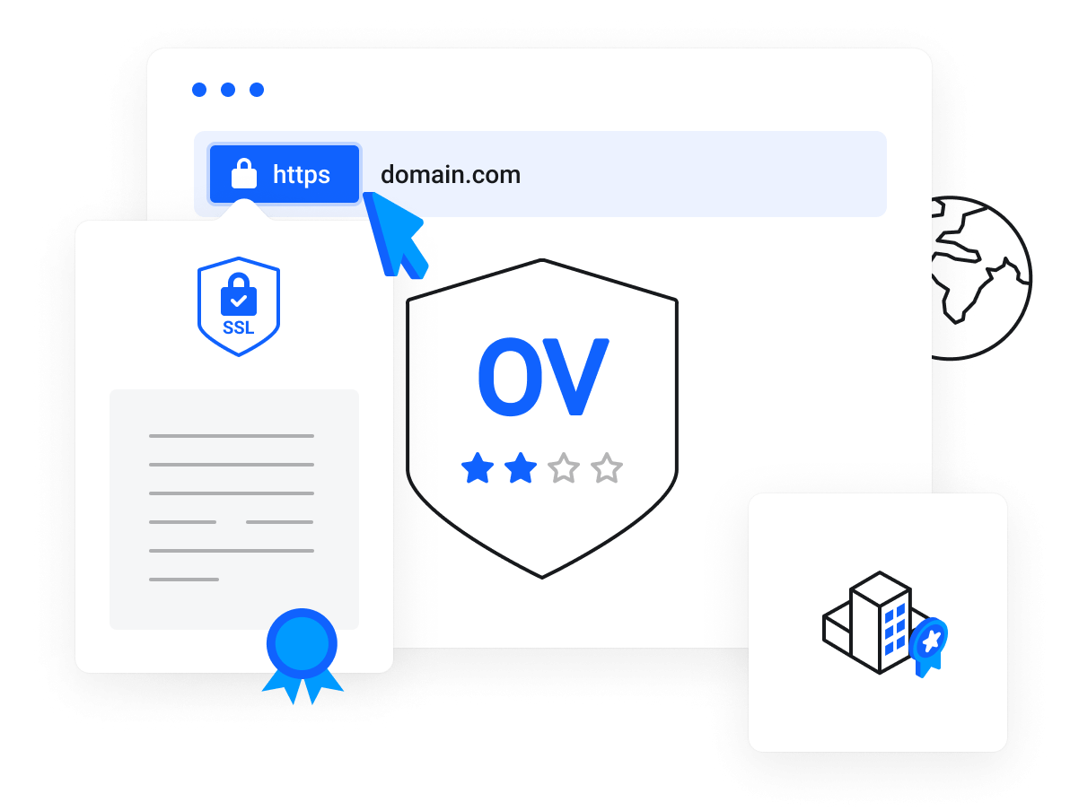 Organization Validation SSL - Sectigo SSL - Cheap SSL - Contains your authenticated organization details
